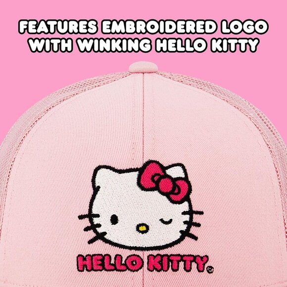Hello Kitty Baseball Cap Women\'s Cotton Adjustable Sun Hat Curved Brim main image 4